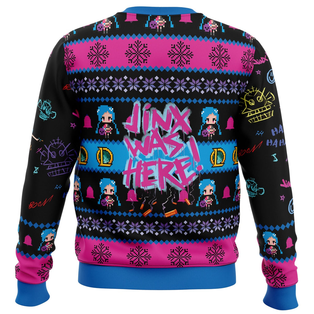 Jinx League of Legends Ugly Christmas Sweater - 6XL