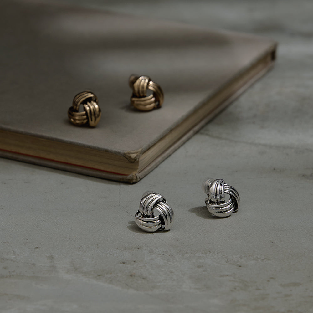 Knot Clip On Earrings