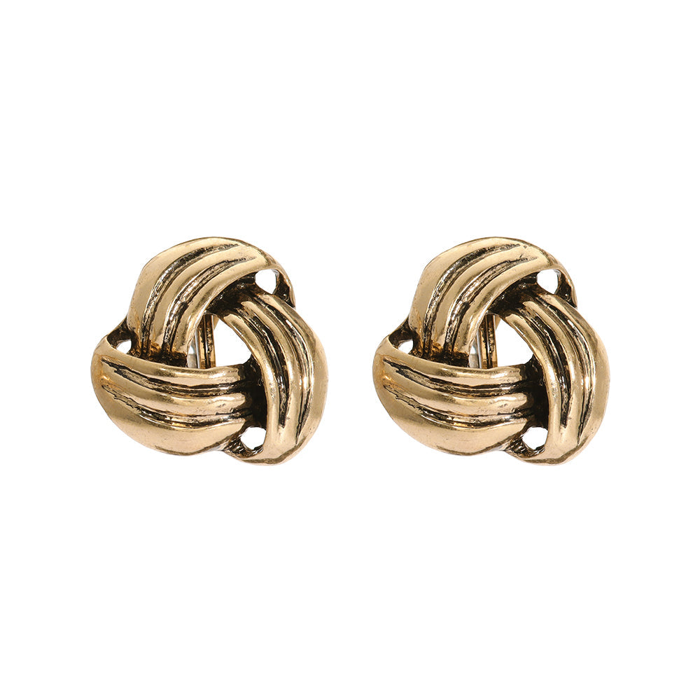 Knot Clip On Earrings