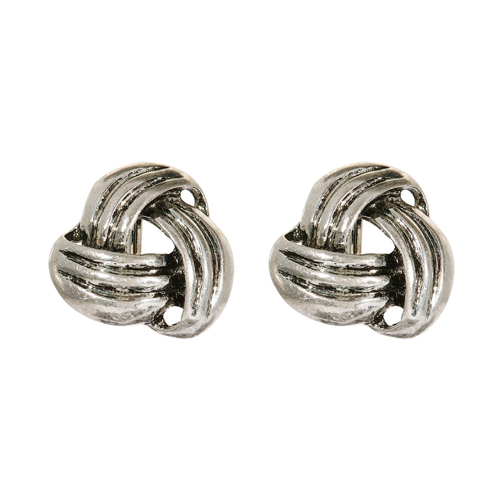 Knot Clip On Earrings