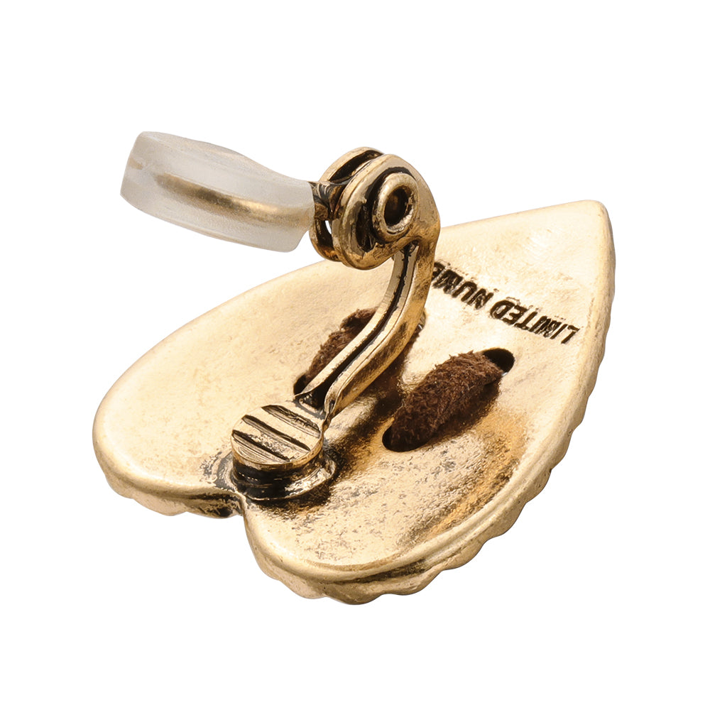 Radiant Heart Clip On Earrings
