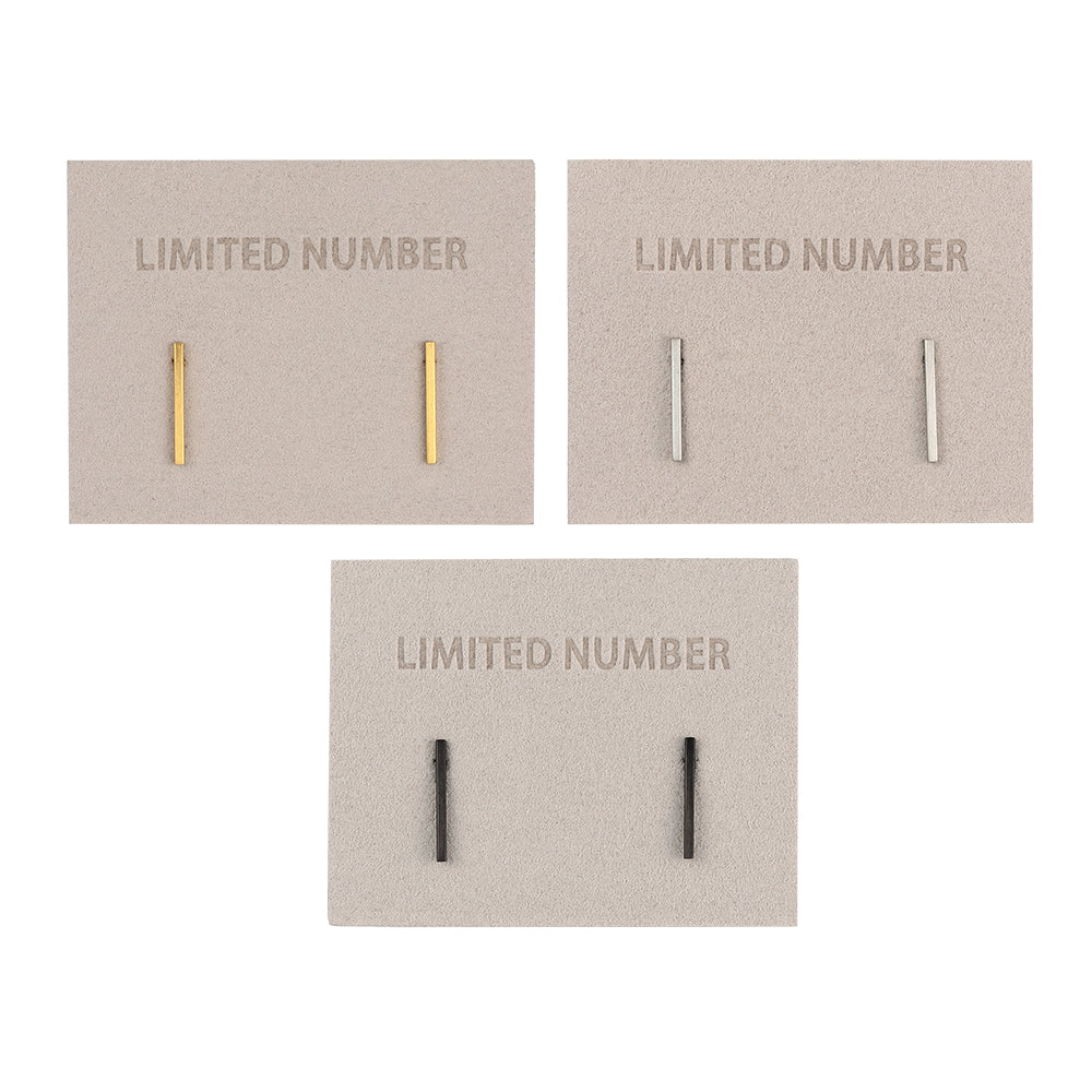 Skinny Bar Stud Earrings