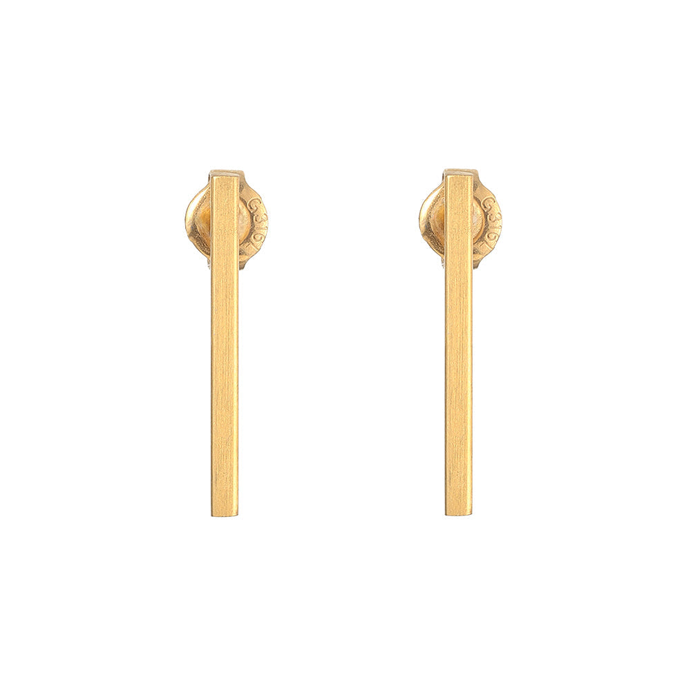 Skinny Bar Stud Earrings