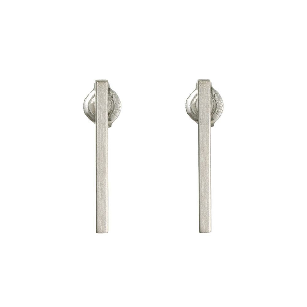 Skinny Bar Stud Earrings