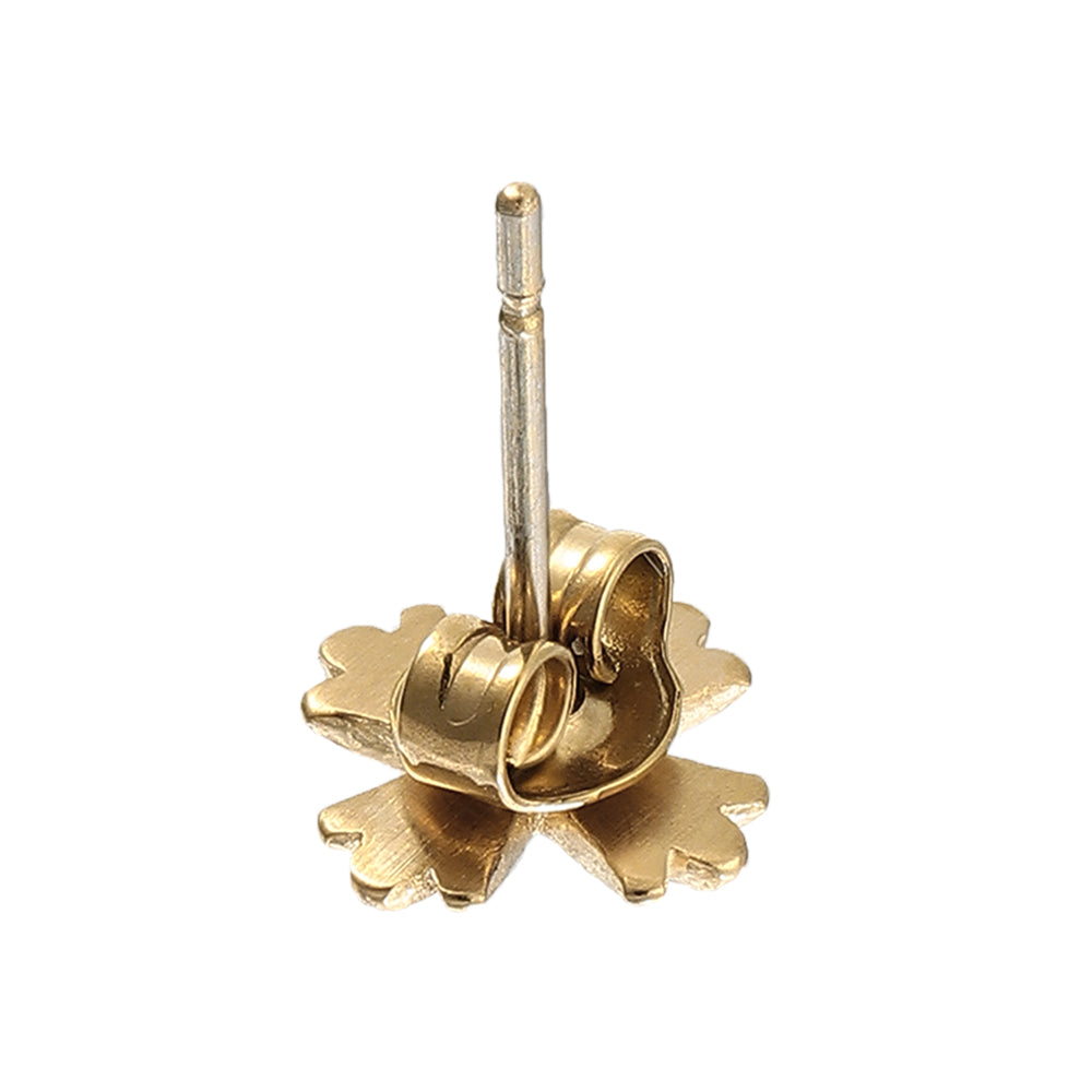 Sculptural Cross Stud Earrings