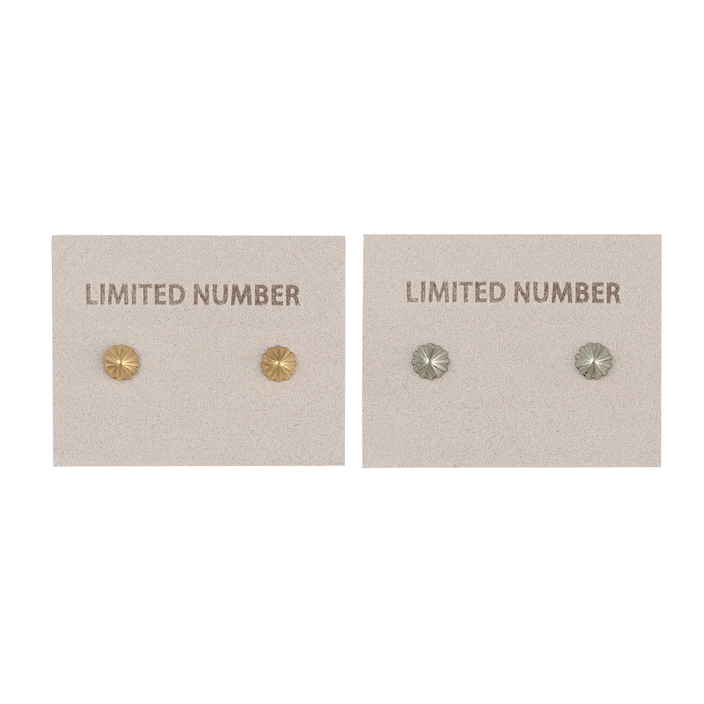 Floral Concho Stud Earrings