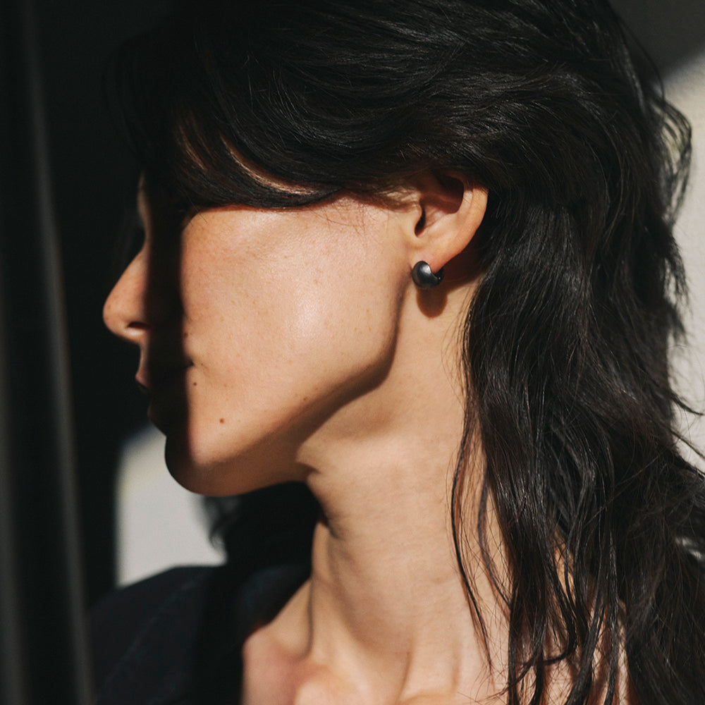 Ball Huggie Hoop Earrings