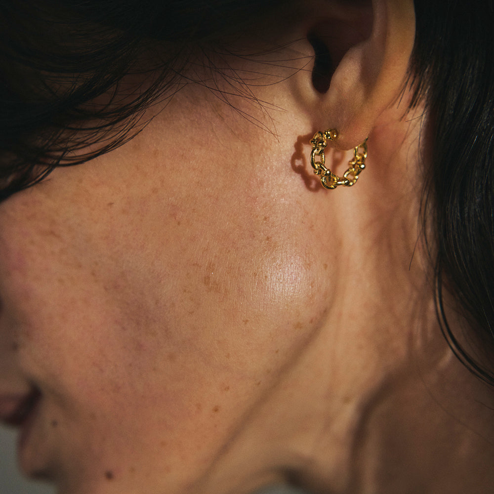 Chain Hoop Earrings