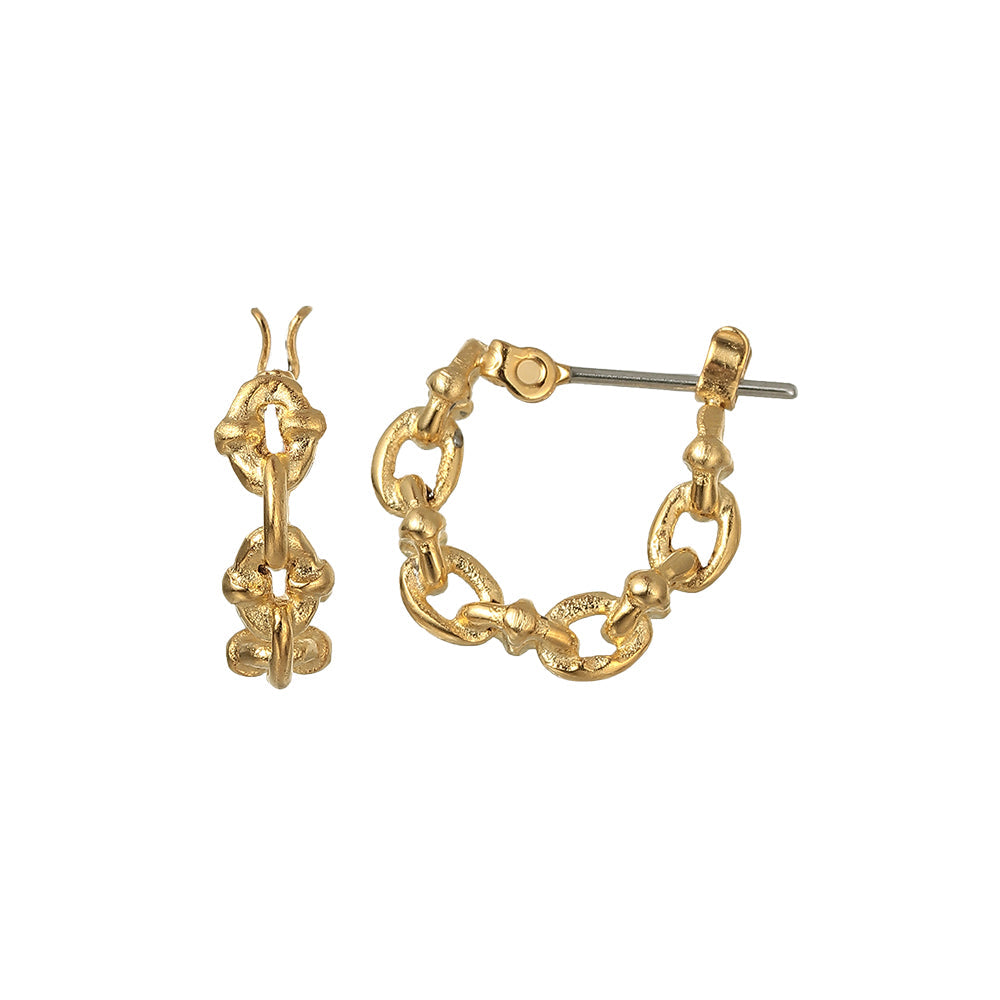 Chain Hoop Earrings