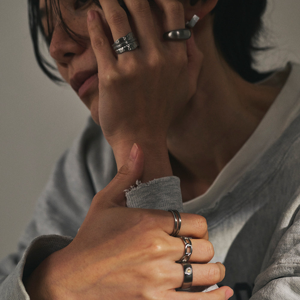 Angular Hoop Earrings