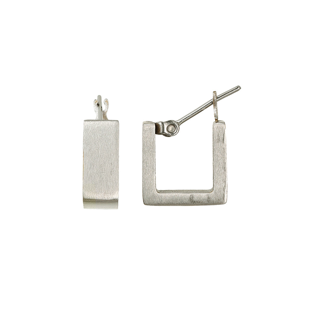 Angular Hoop Earrings