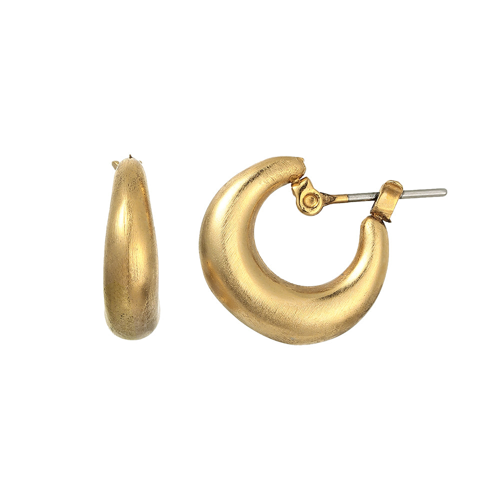 Puffy Hoop Earrings