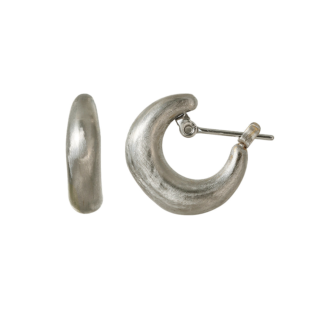 Puffy Hoop Earrings