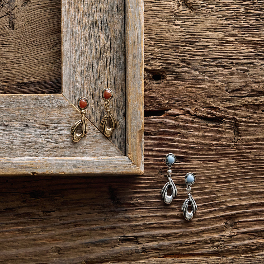 Sculptural Drop Earrings