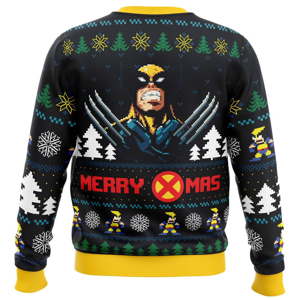 Santa Claws Wolverine Marvel Ugly Christmas Sweater - 6XL
