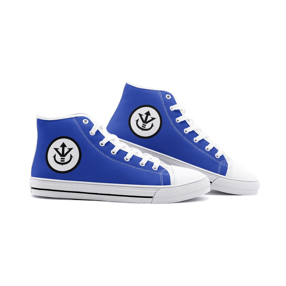 Vegeta Dragon Ball Z Classic High Top Canvas Shoes - White - M US10/EU44