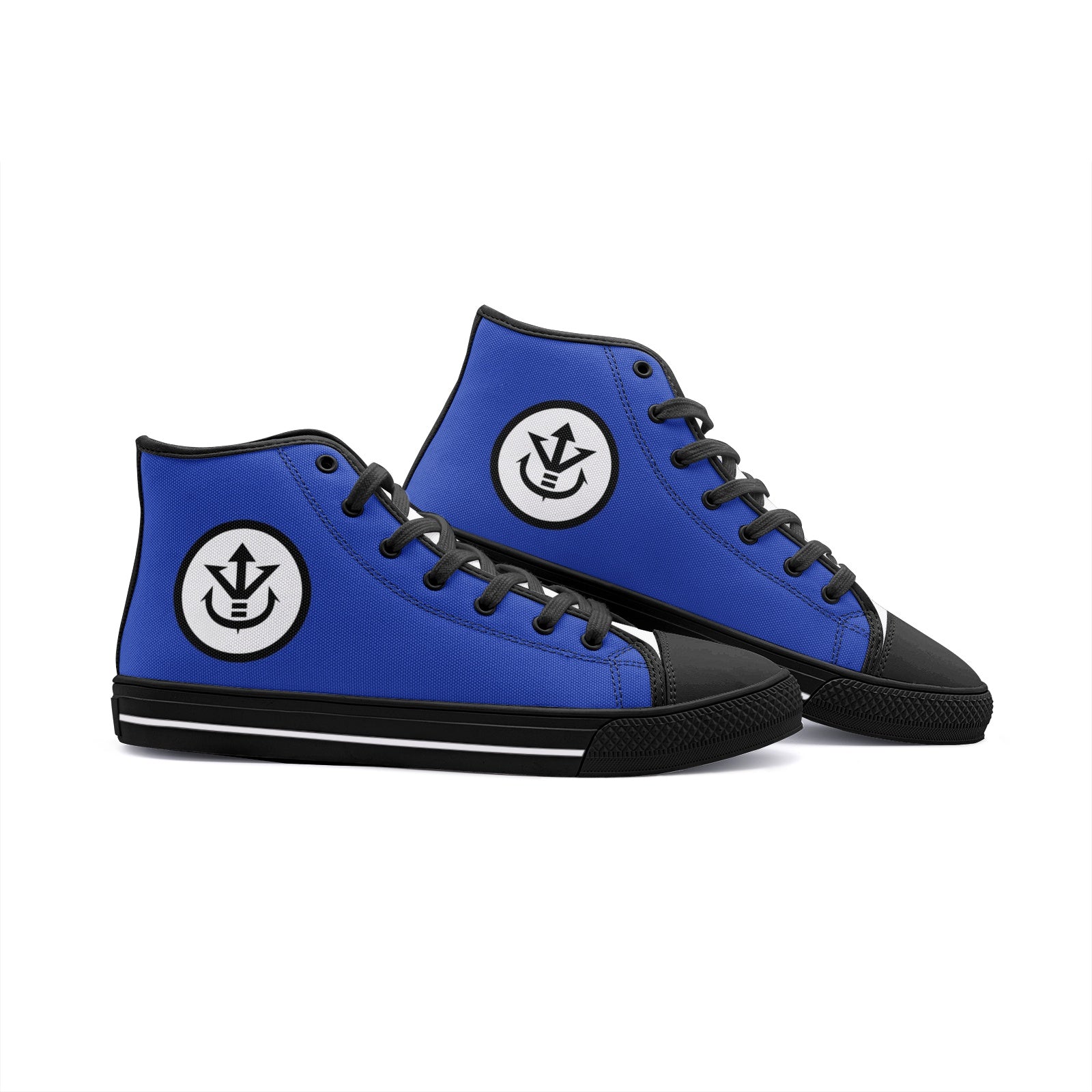 Vegeta Dragon Ball Z Classic High Top Canvas Shoes - White - M US13/EU47